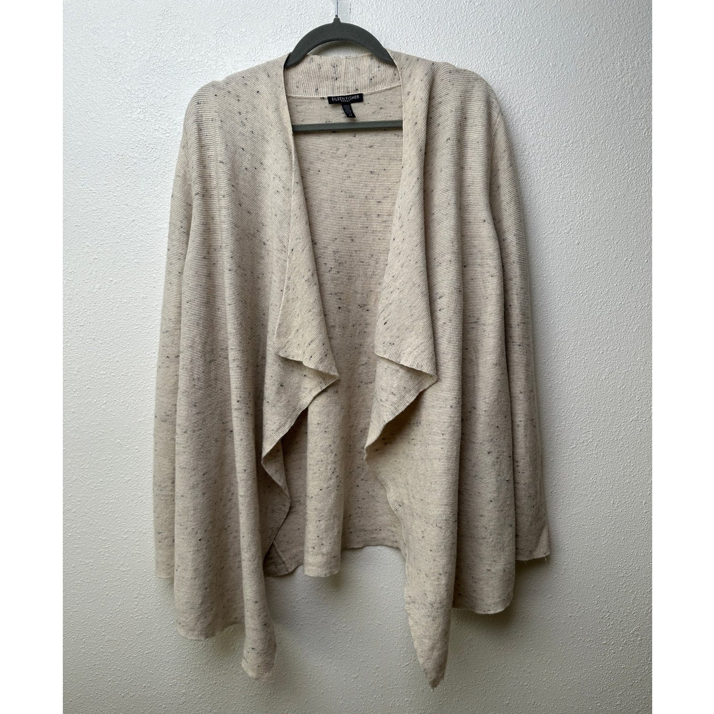 Eileen Fisher Speckled Cardigan Sweater 2X