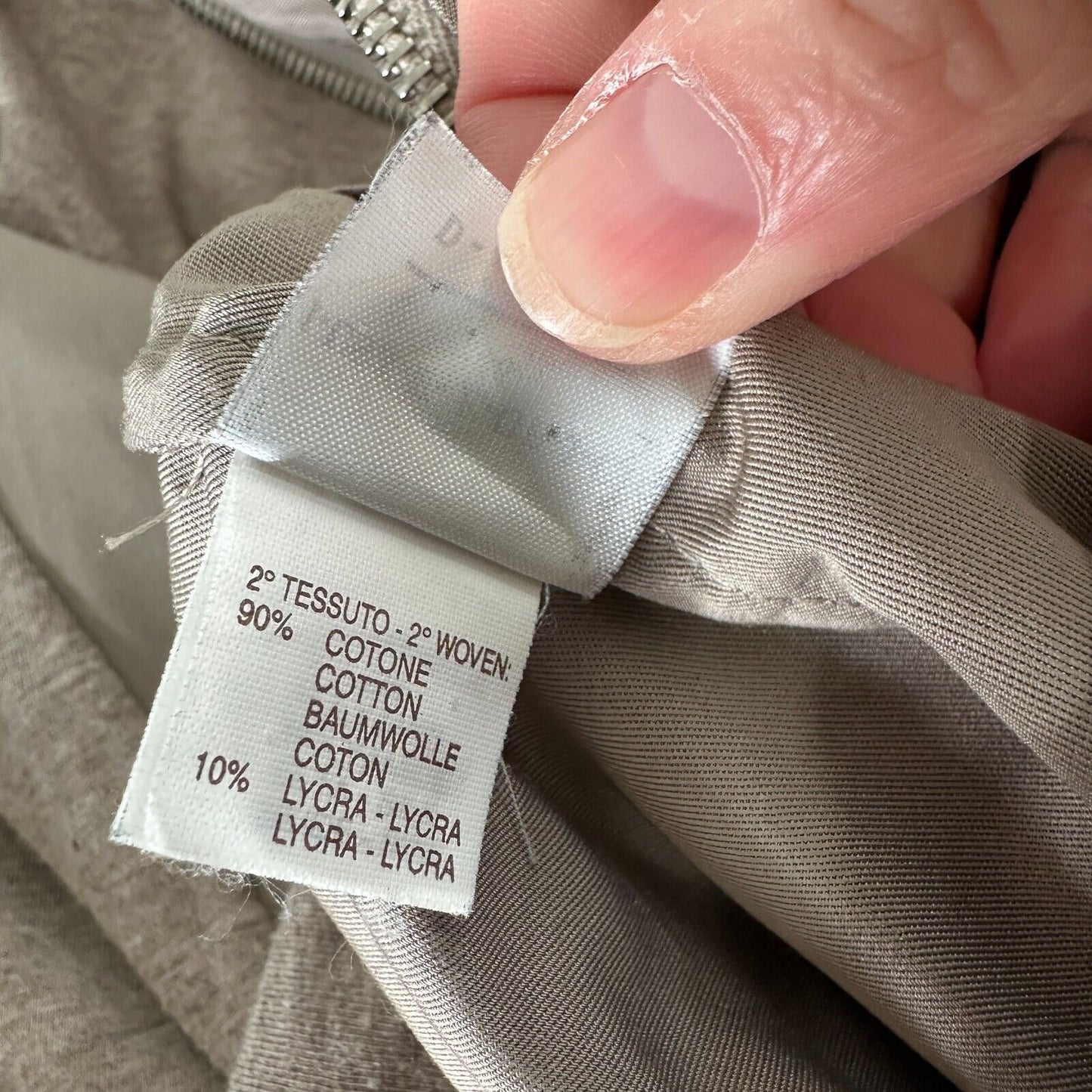 Brunello Cucinelli Taupe Gray Front-Snap Zip Cinch-Waist Windbreaker Jacket 46