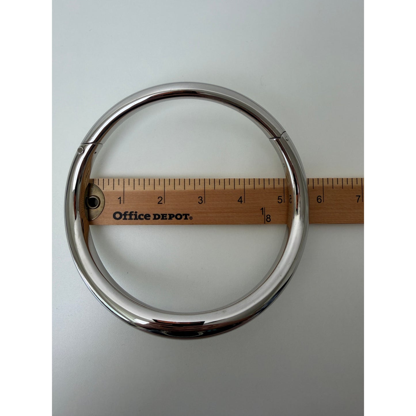 Alexander McQueen Silver Tubular Choker Necklace Women M