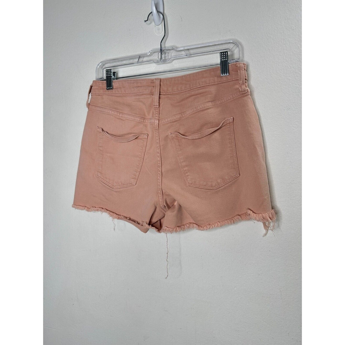 Universal Thread Peach High Rise Cut Off Raw Hem Jean Denim Shorts 8 / 29