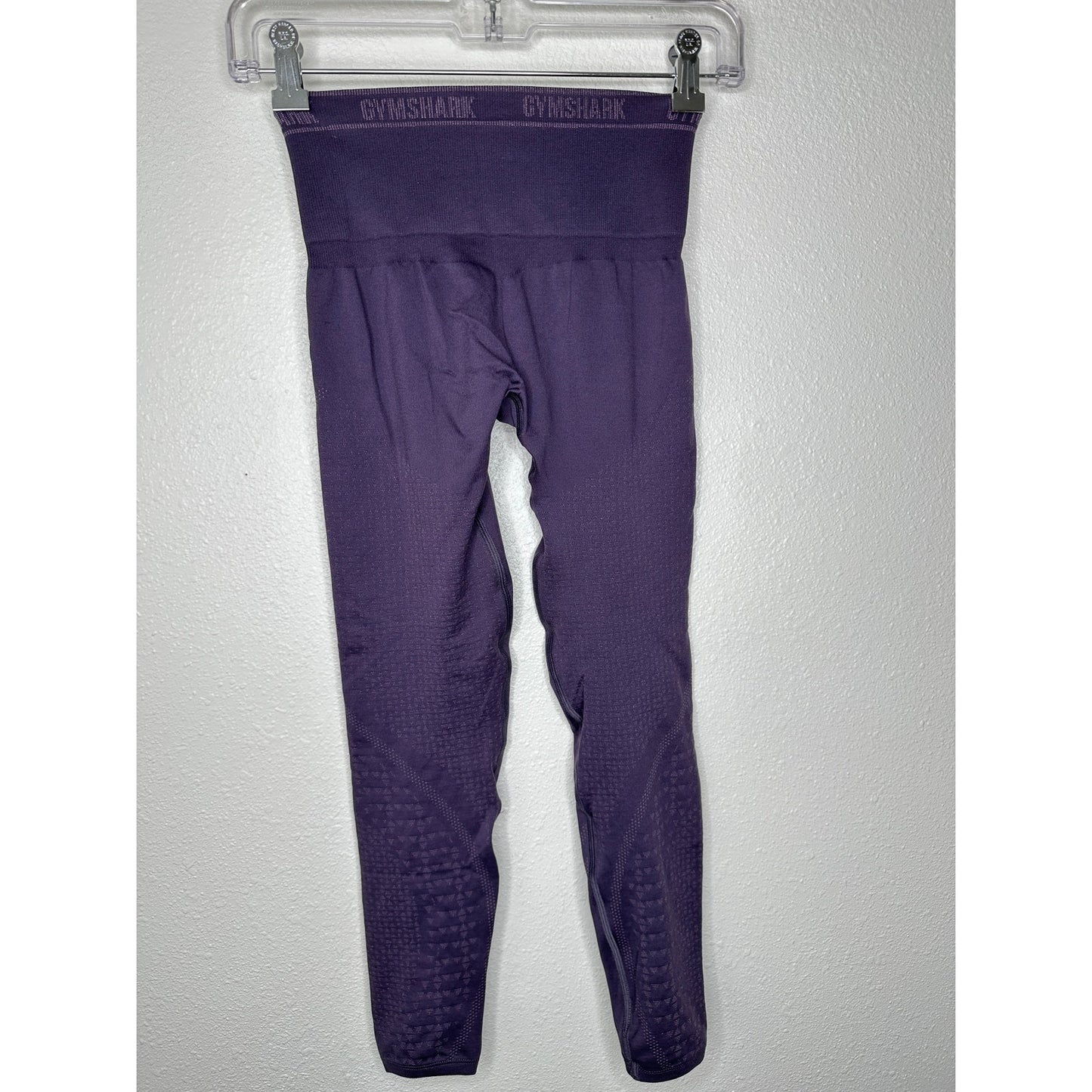 Gym Shark Purple Lilac Triangle Laser Cut Yoga Pants XS