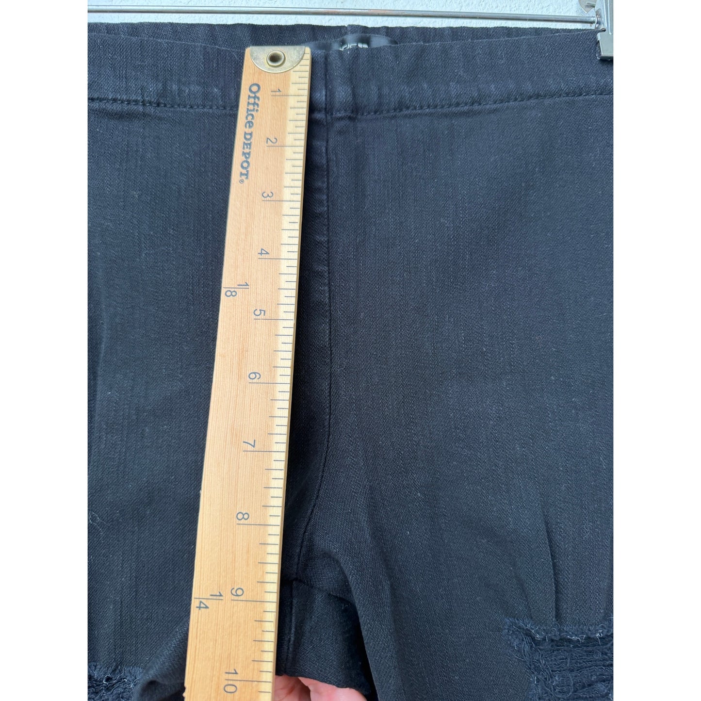 Joe's Jeans Black Distressed Skinny Jeggings Womens M