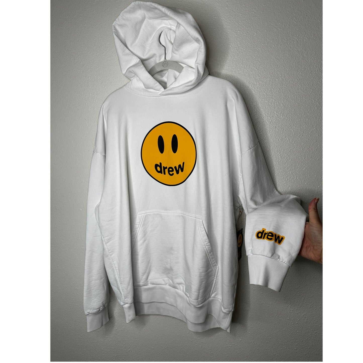 NWT Drew House Mascot Oversized Hoodie White Unisex/Men’s L