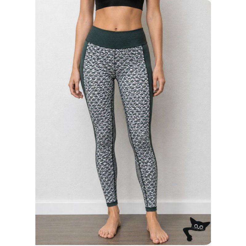 Gymshark Olive Green Booty Enhancing Leggings XS – High Waist Arrow Print