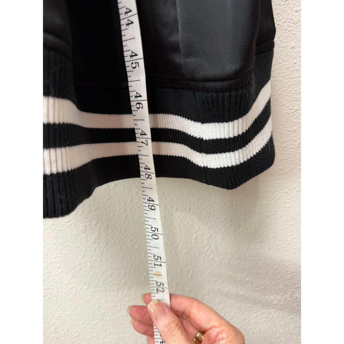 NWT Dressed in Lala Black Kimono Bomber Women's S/M