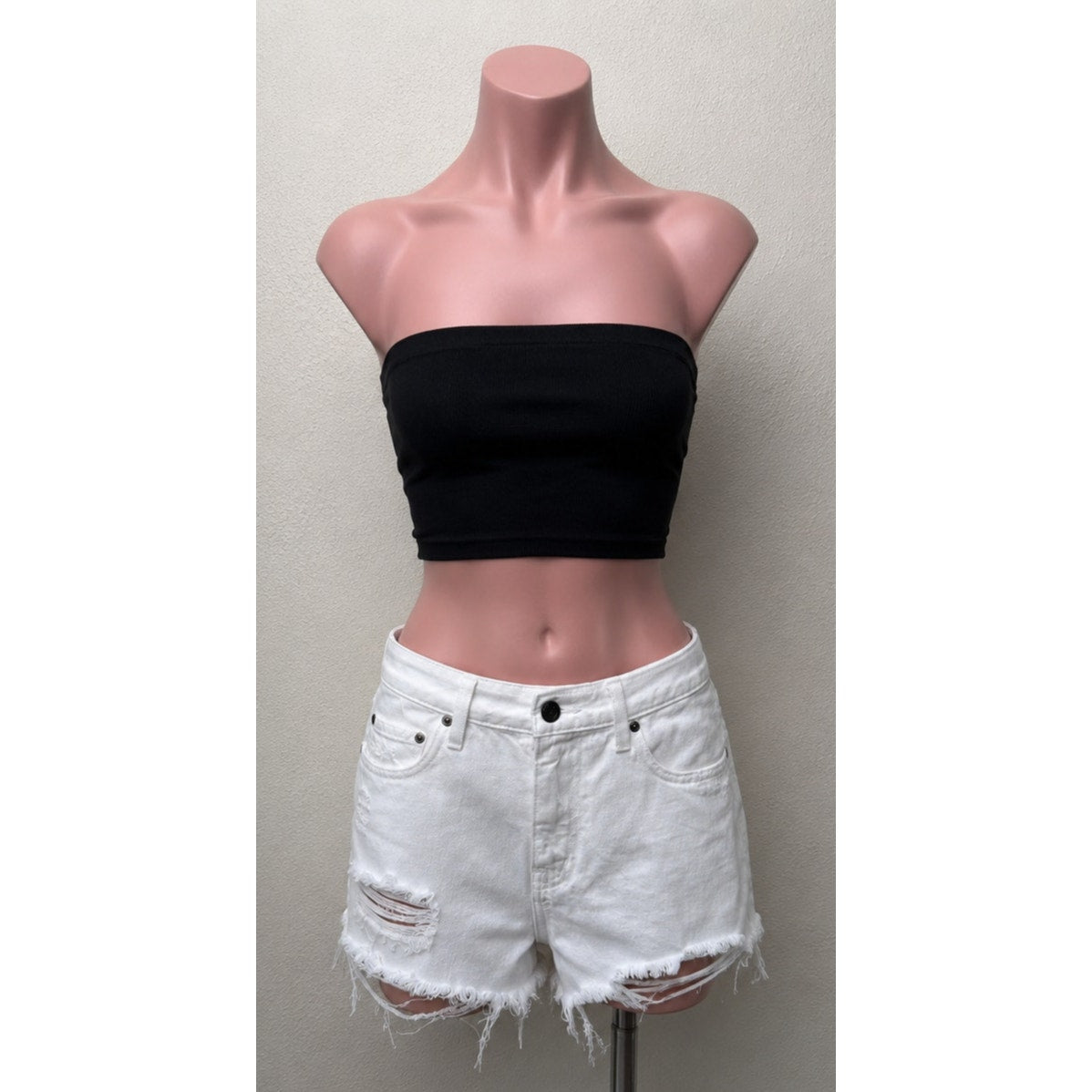 Pistola White Denim Shorts Womens US 27 Cutoff