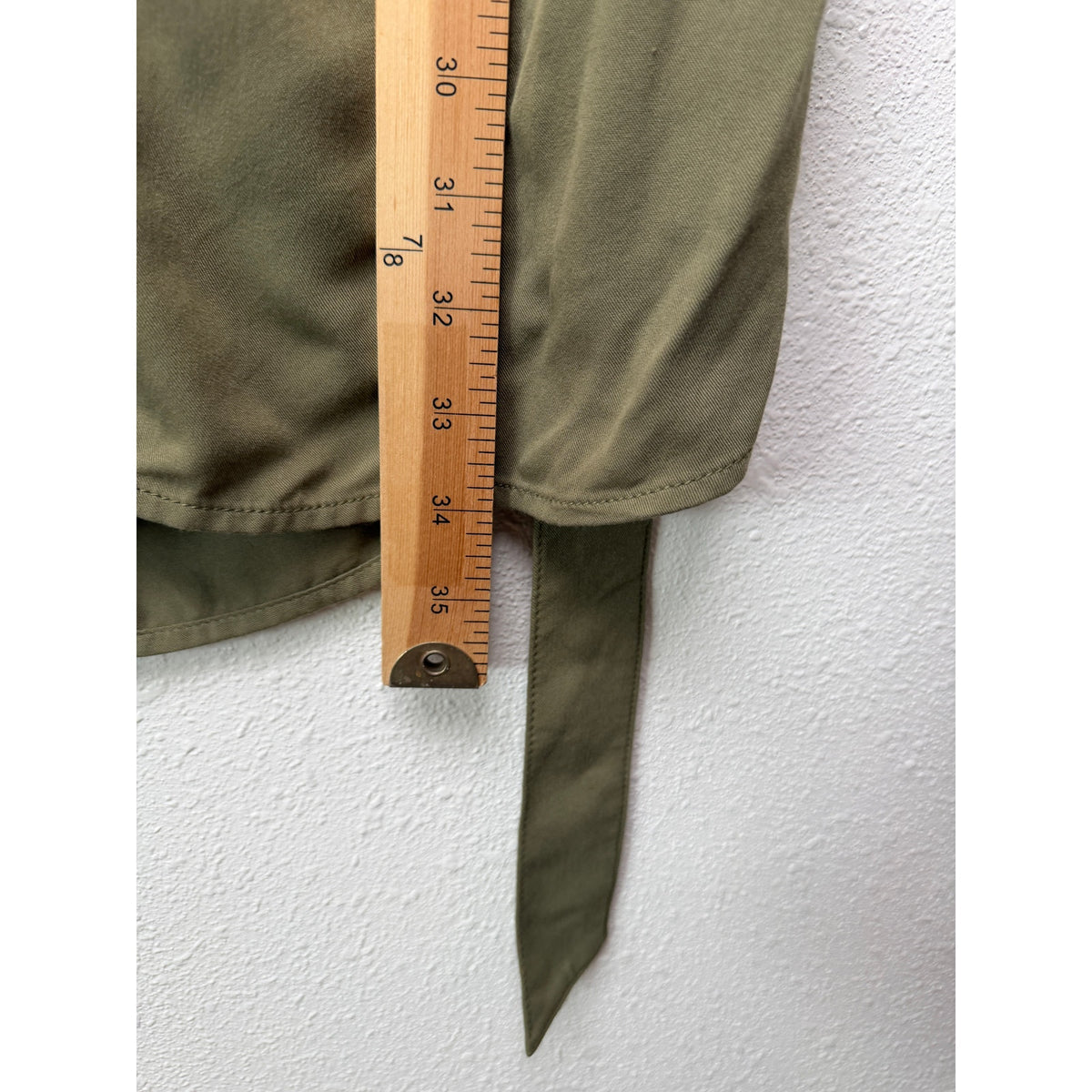 Sanctuary Olive Belted Utility Shirt Dress Women S