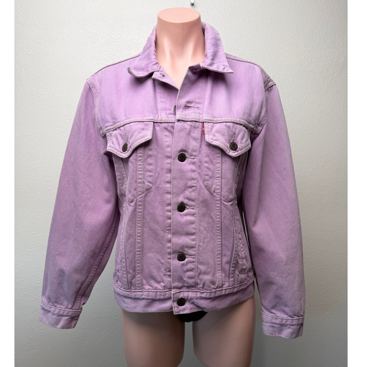 Levi's Lavender Denim Trucker Jacket Women S