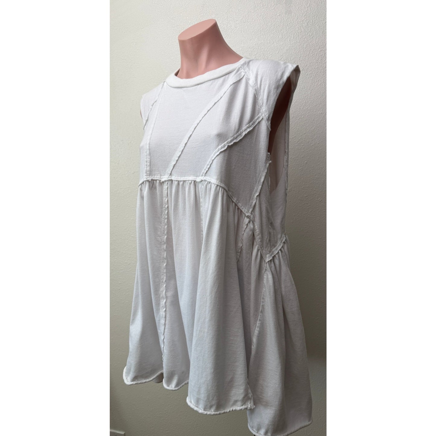 Urban Outfitters Stevie White Babydoll Dress Women's M