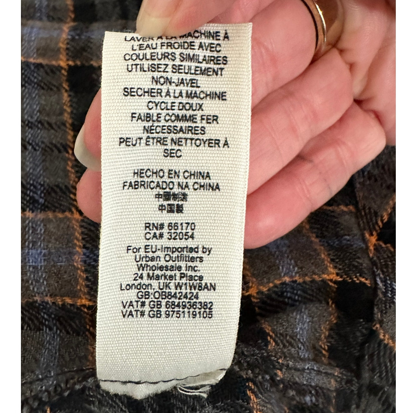 Free People Northern Bound Oversized Plaid Half Button Long Sleeve Shirt XS