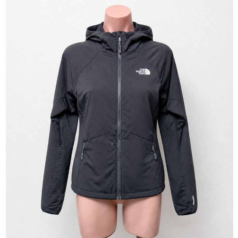 The North Face Black Long Sleeve Front Zip High Neck Hooded Jacket XS