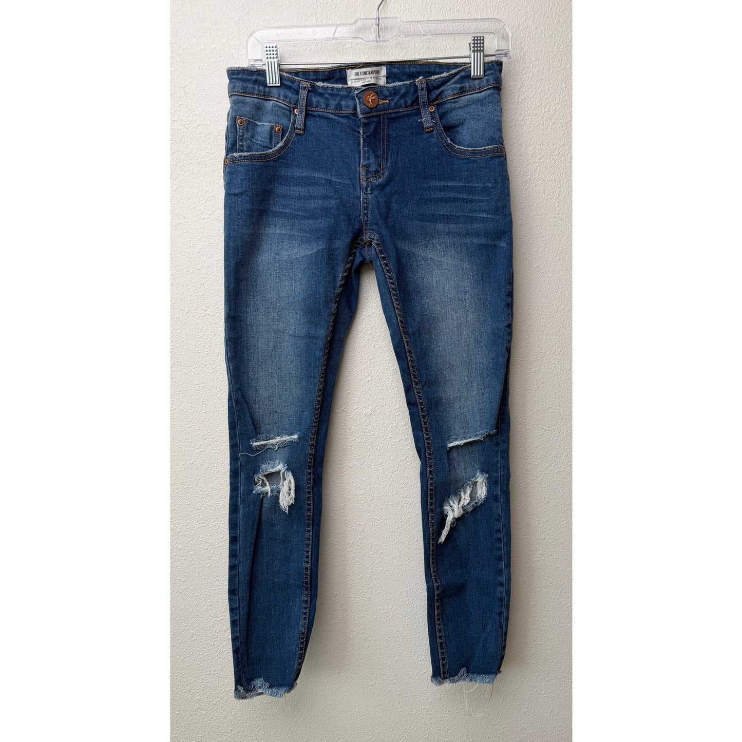 One Teaspoon Freebirds II Blue Skinny Jeans Women's 26