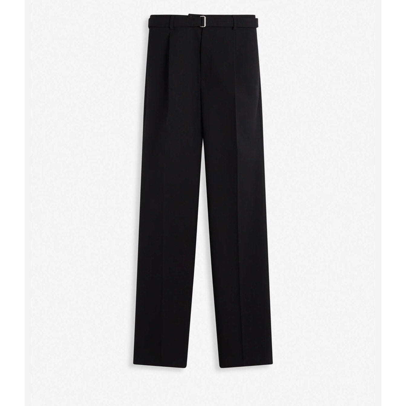 Lanvin Wool Dress Pants Black Men US 36 (EU 52) Flat-Front Trousers