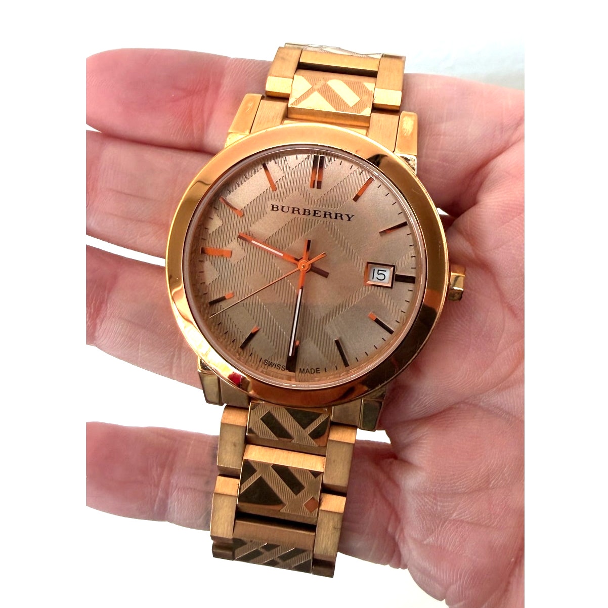 Burberry BU9039 Rose Gold Women's Swiss Quartz Watch