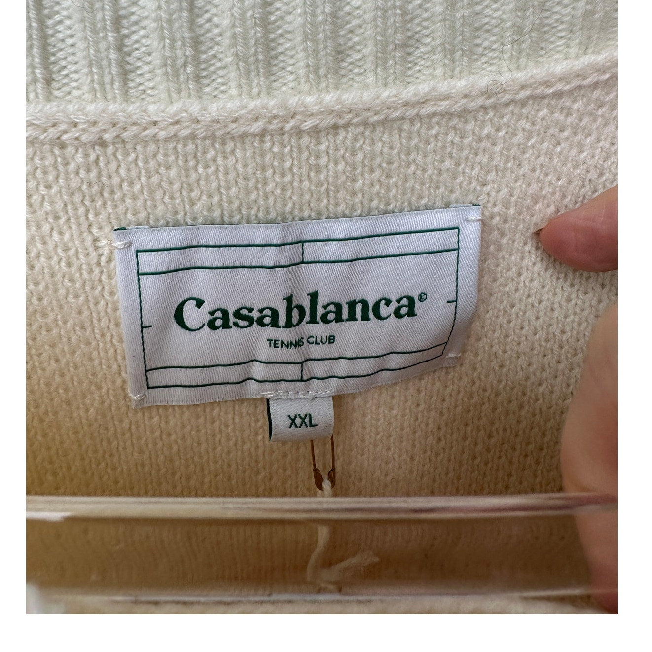 NWT Casablanca Traverse du Pacifique Merino Cashmere Knit Sweater Multicolor XXL