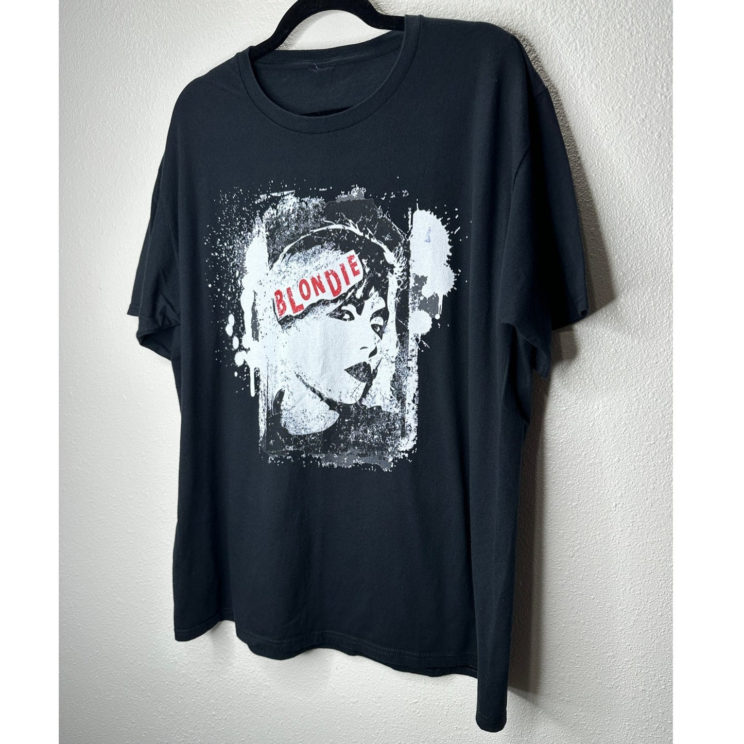 Blondie Black Short Sleeve White & Red Blondie Graphic Tee Shirt XL
