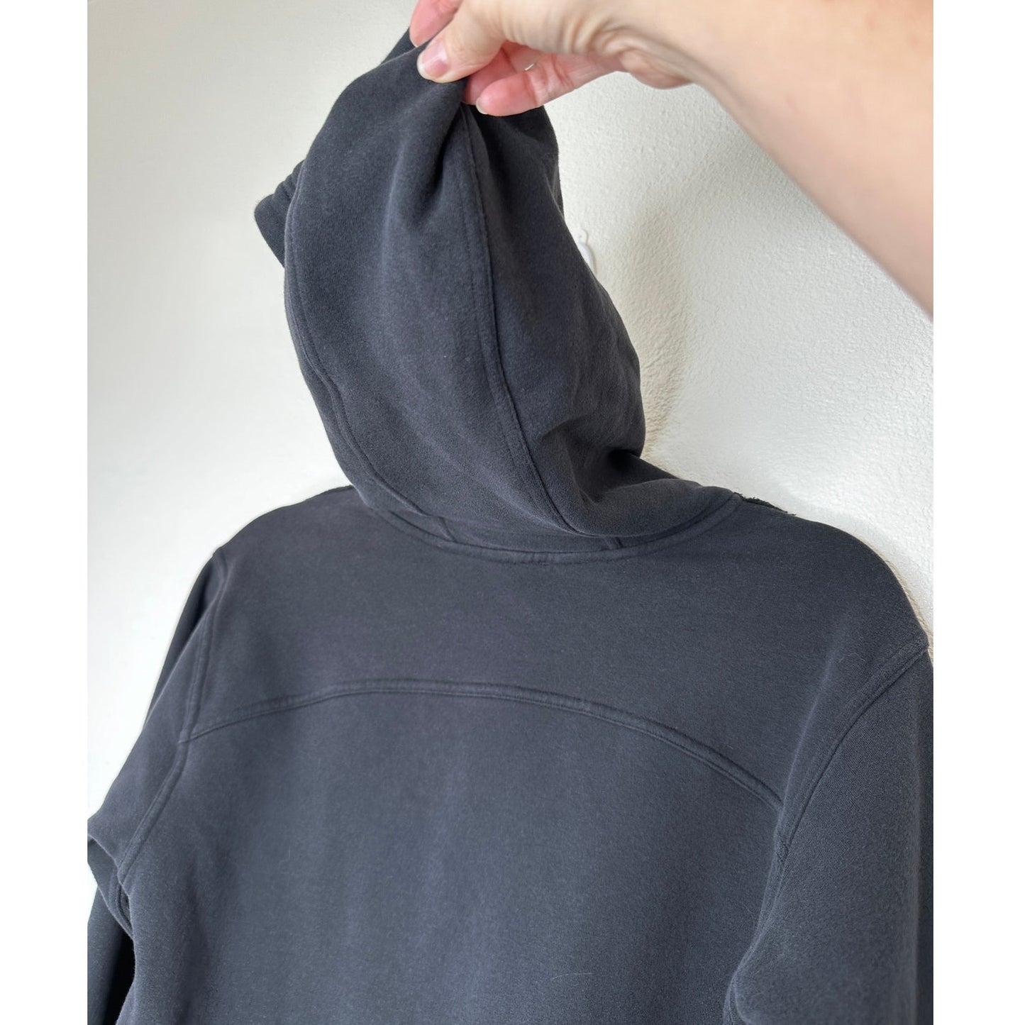 Lululemon Gray Black Long Sleeve Front Zip Pocketed Hoodie 6