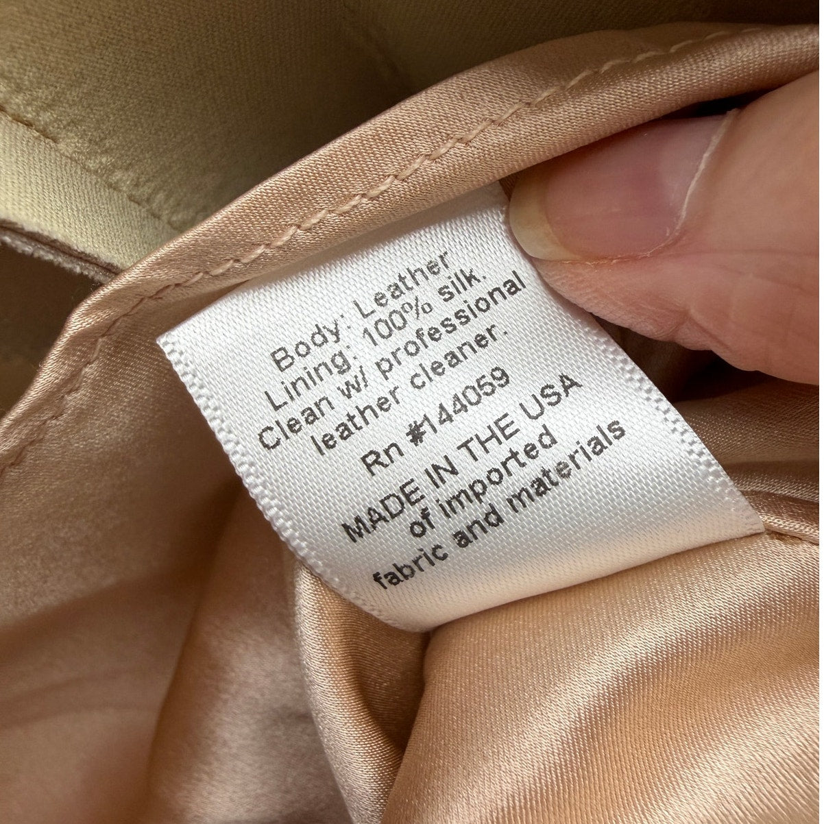 August Getty Atelier Accordion Pleat Leather Maxi Skirt Tan Women's US 4