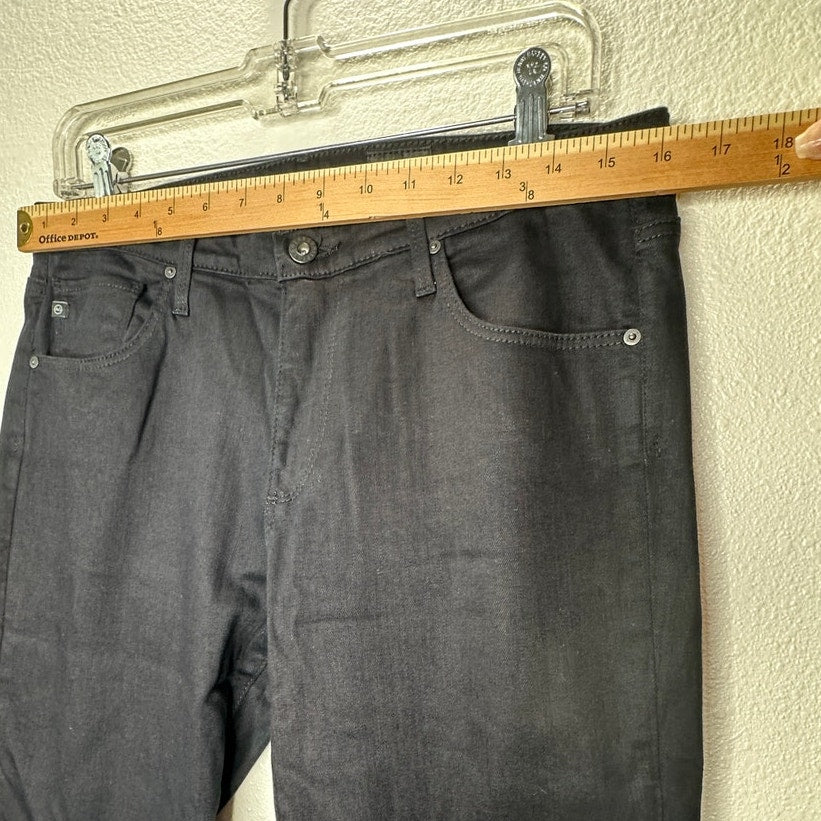 AG The Harper Essential Straight Leg Black Jeans  30R