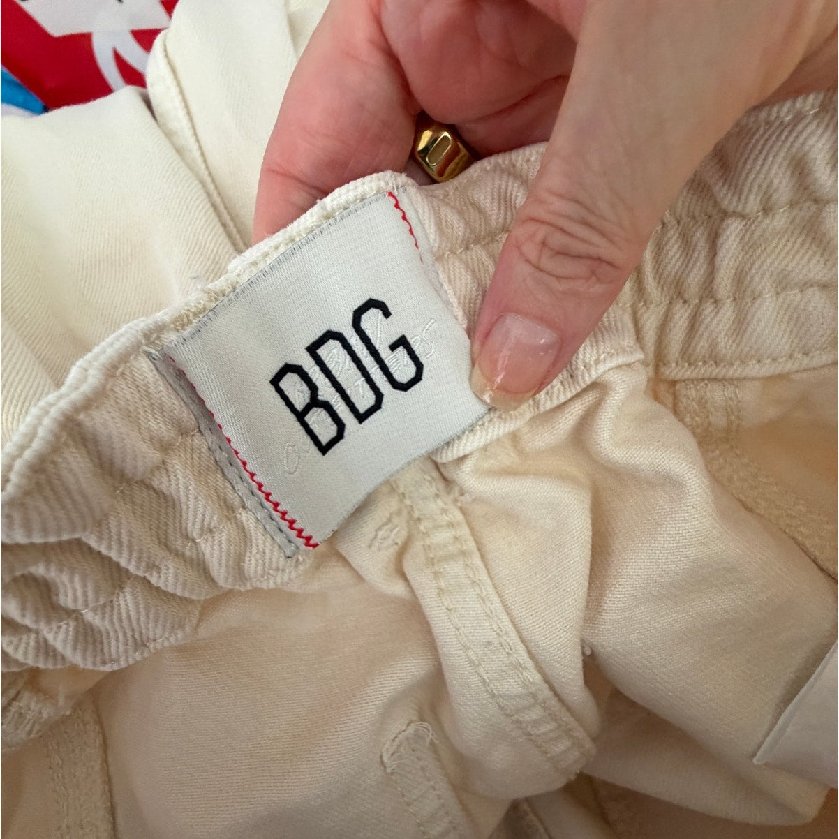 BDG Buttercream Wide Leg Utility Cargo Pants Women's Size 26
