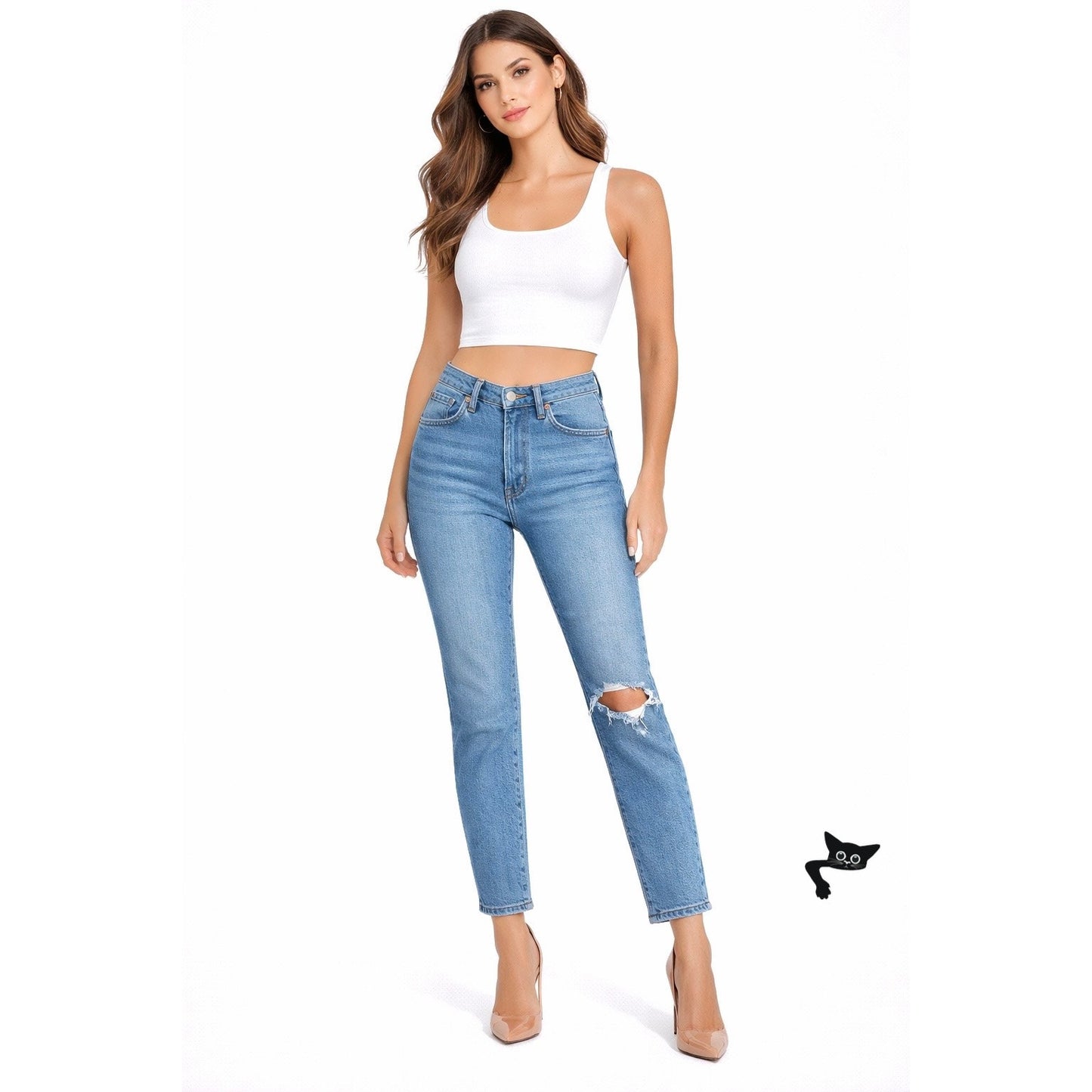 Levi's Wedgie Straight Button Fly Denim Jeans Women US 29