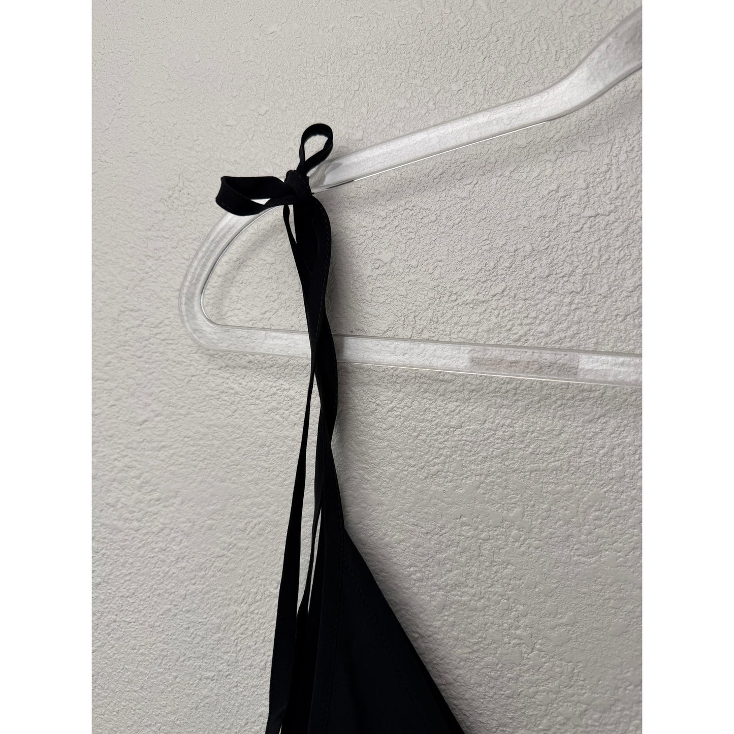 Malia Mills Black Silk Maxi Slip Dress Womens 4