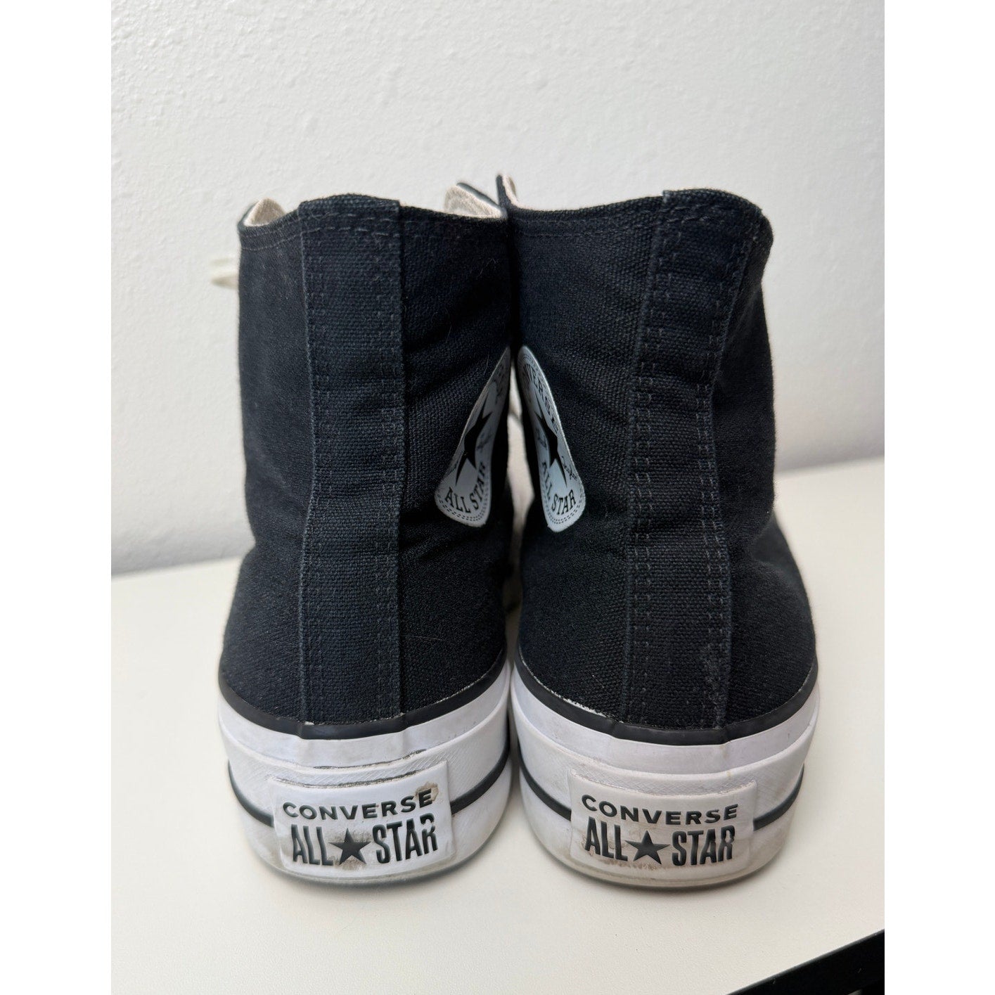 Converse All Star Lift Black Platform High Top US 7.5