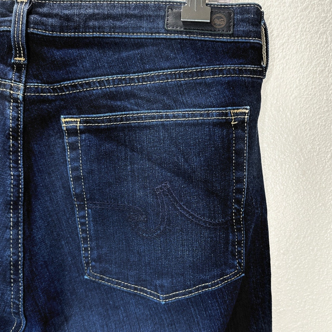 AG Dark Wash Prima Ankle Cigarette Leg Contour 360 Jean 31R