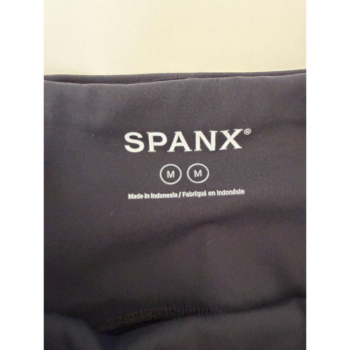 SPANX Black High Waist Cropped Leggings Women M