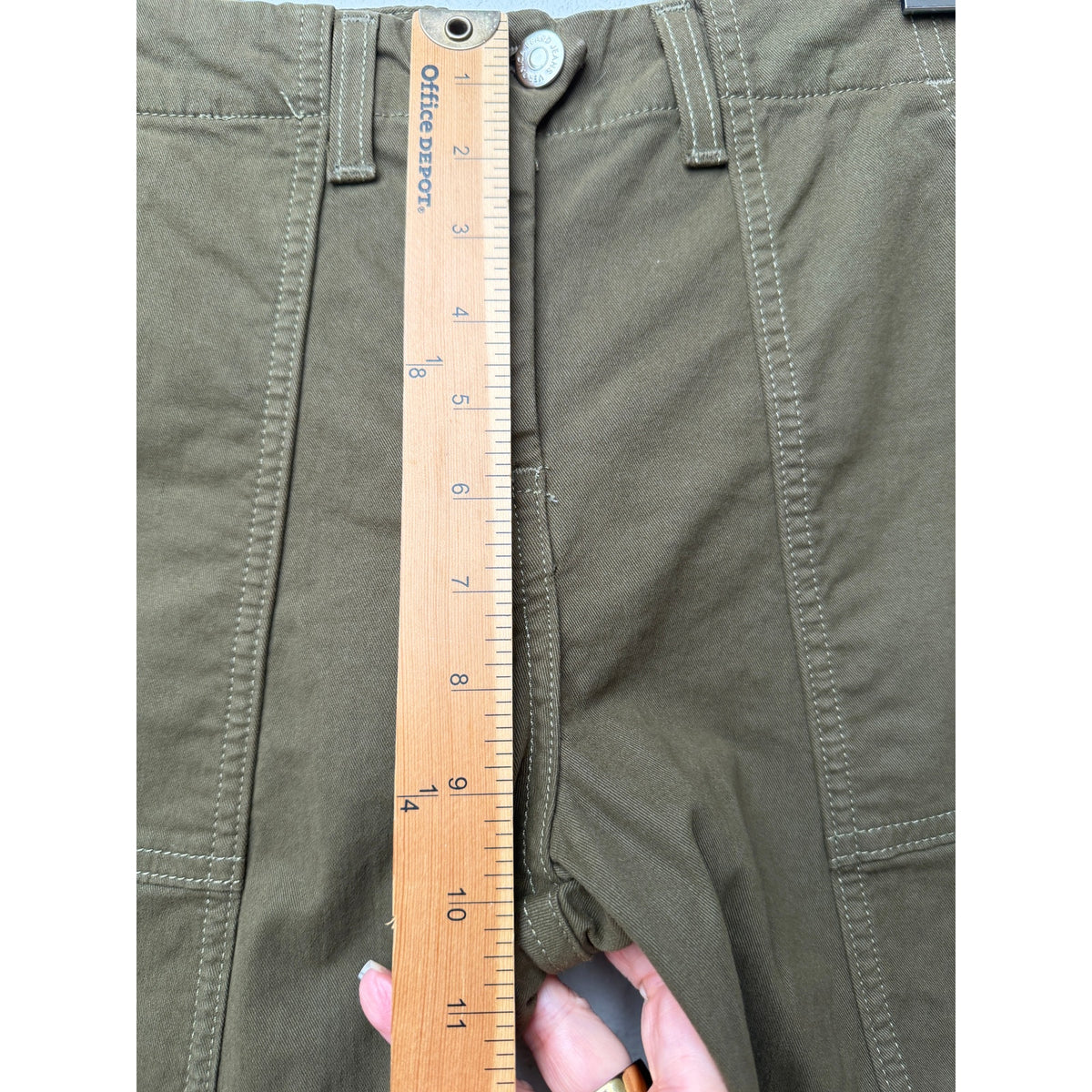 NWT Veronica Beard Field Olive Cargo Pants Women 27 US 4