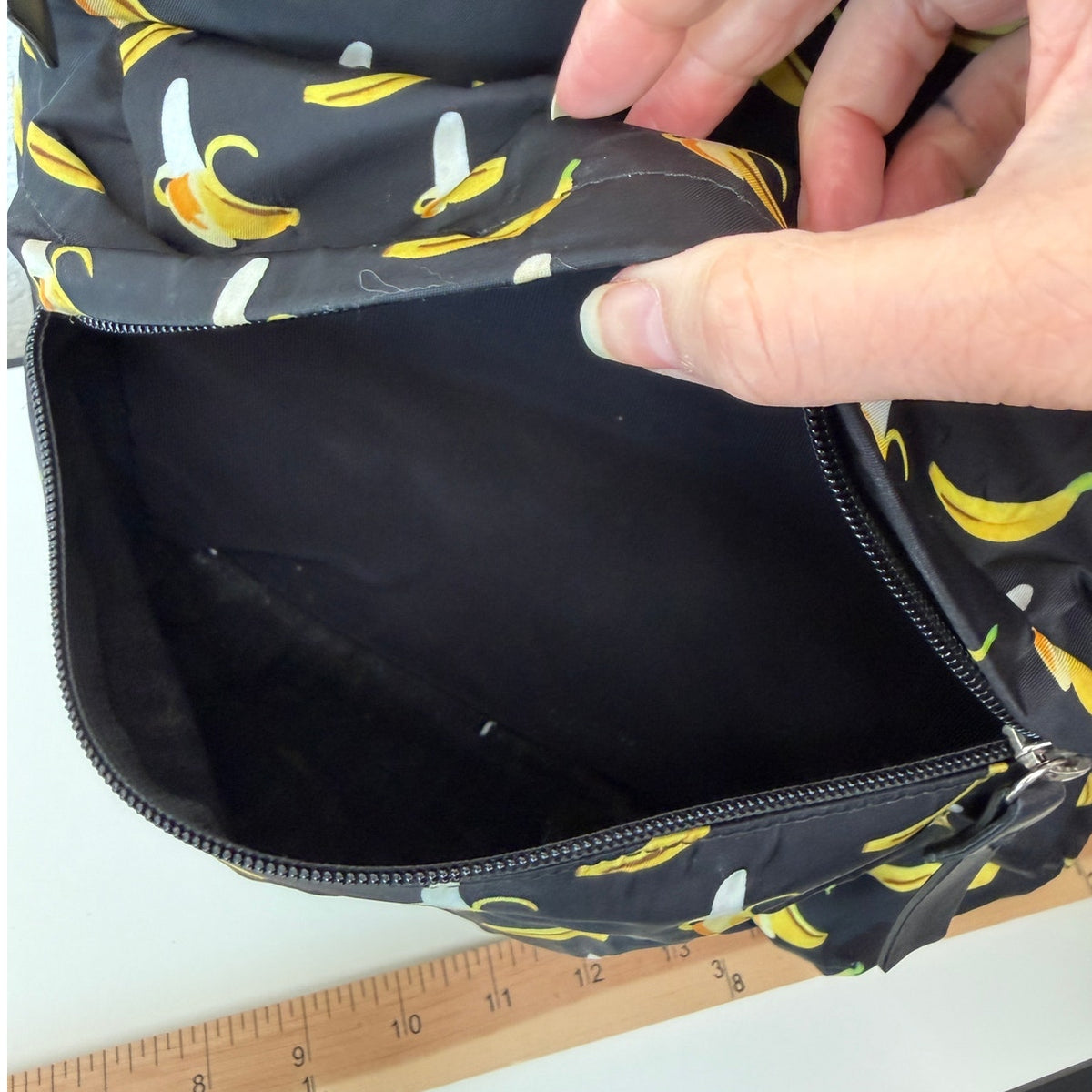 Giuseppe Zanotti Banana Print Nylon Backpack - Authentic Designer Luxury Bag