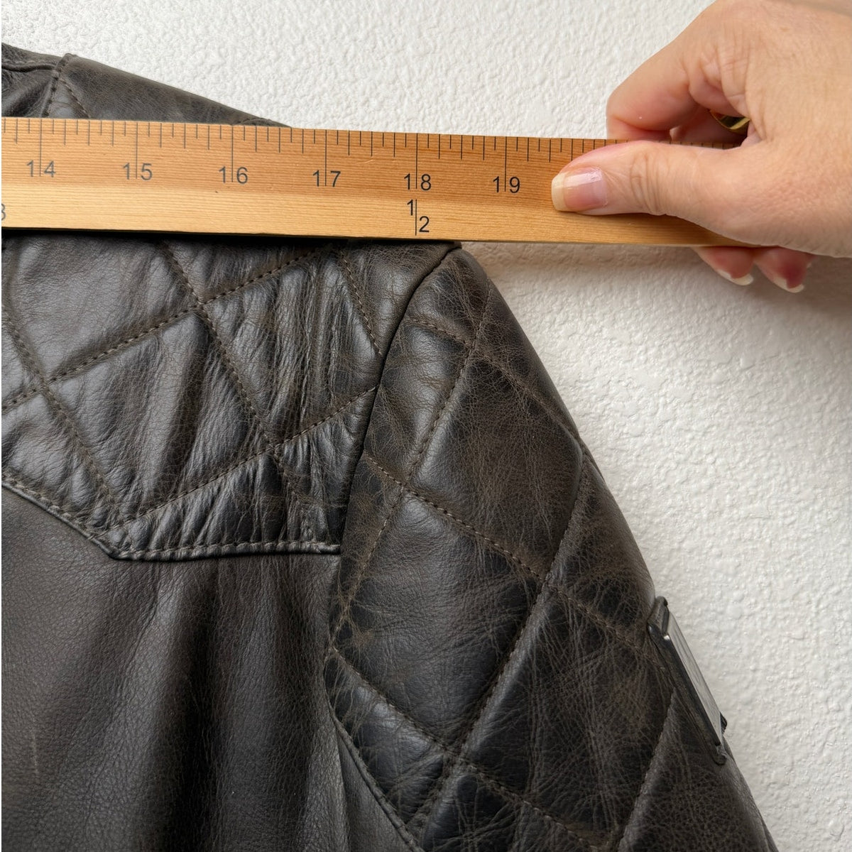 Belstaff Legacy Outlaw Brown Leather Cafe Racer Motorcycle Jacket Men's US 40