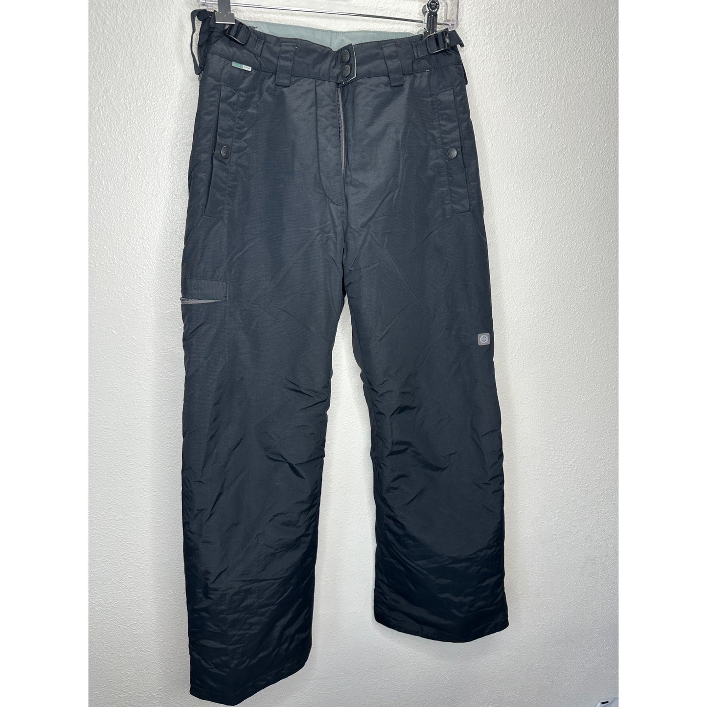 Columbia Black Women's Convert Snow Pants XS Insulated Waterproof Ski Winter