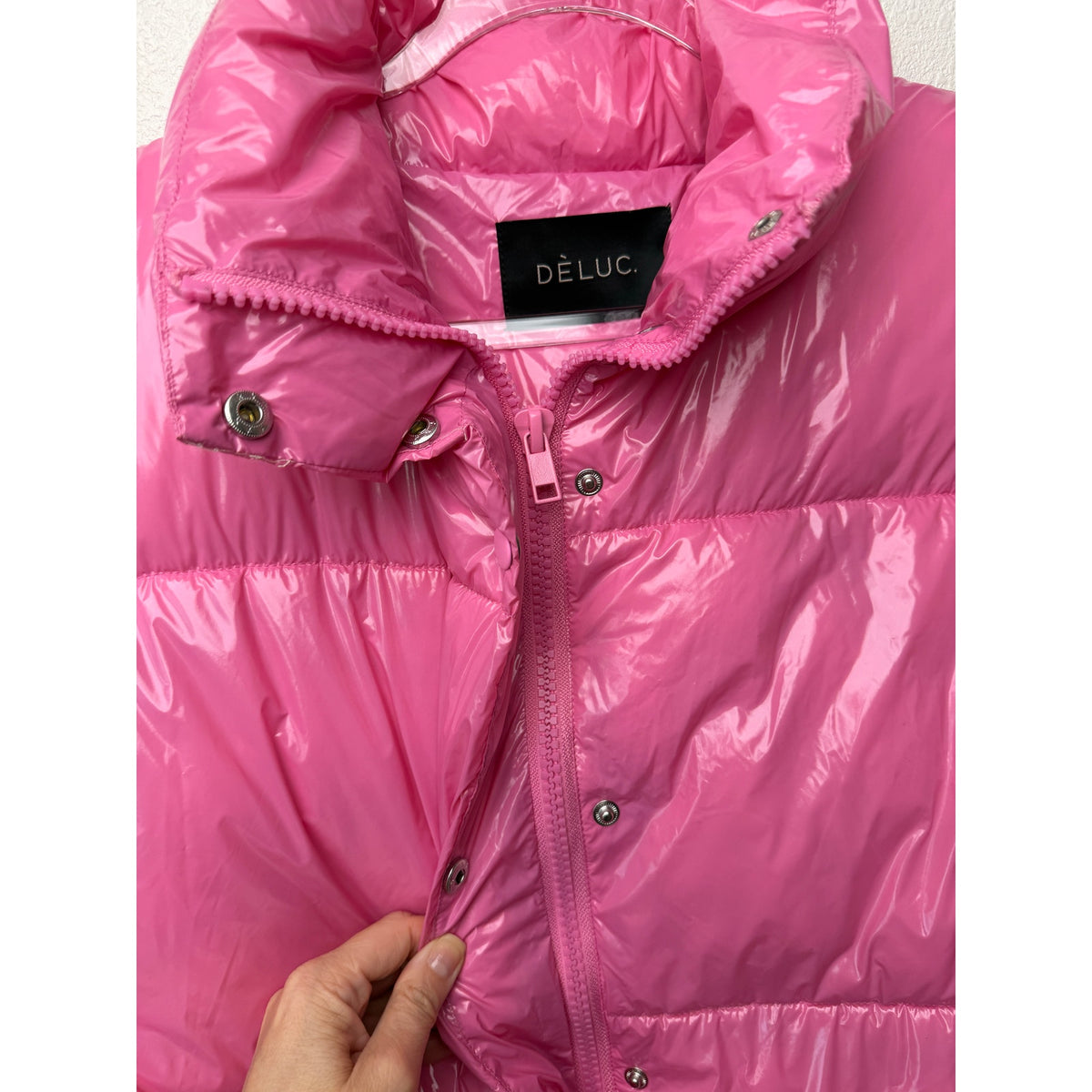 DeLuc Hot Pink Quilted Puffer Vest Women S