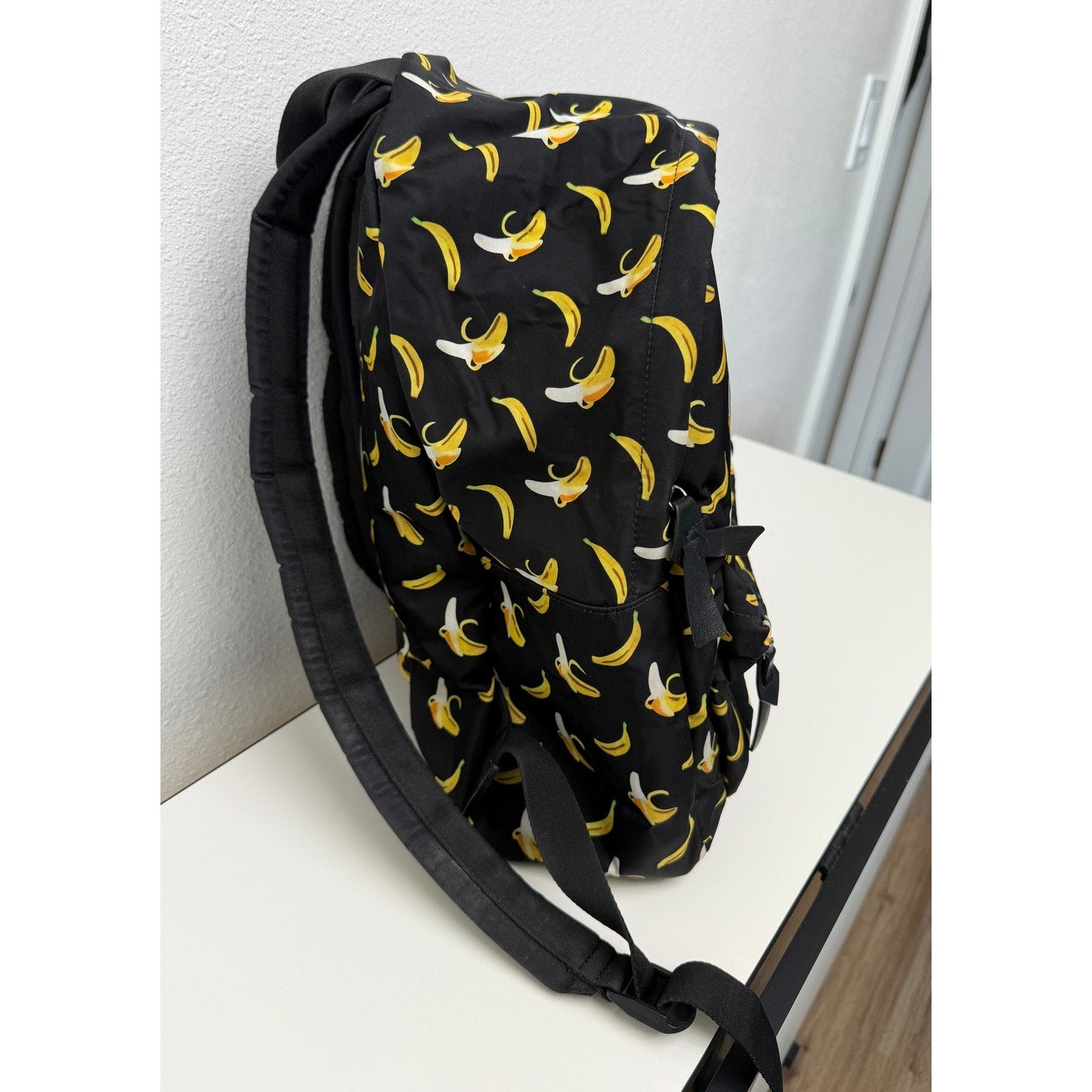 Giuseppe Zanotti Banana Print Nylon Backpack - Authentic Designer Luxury Bag