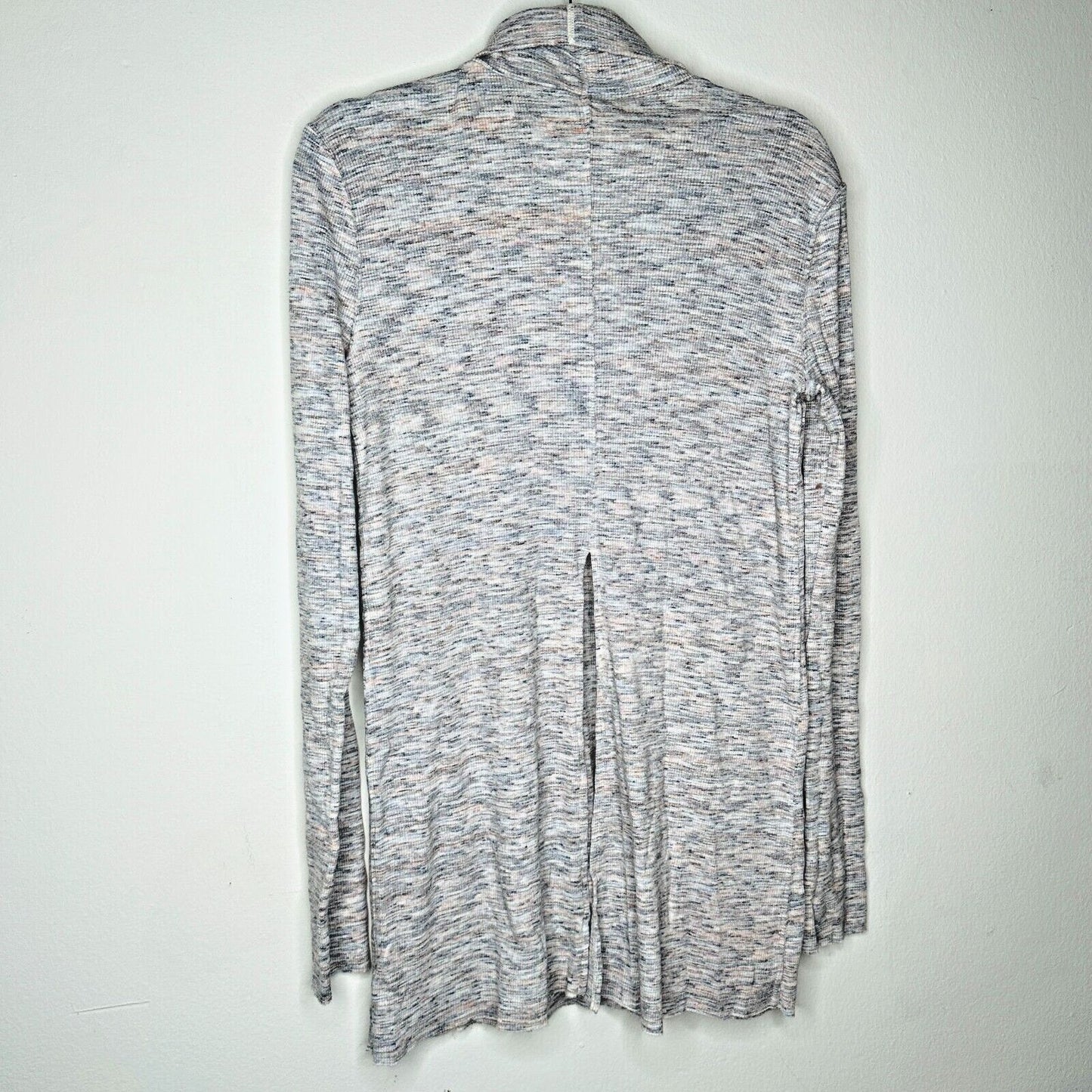 We The Free Ivory Multi-Color Long Sleeve Open Back Turtleneck Tunic Medium