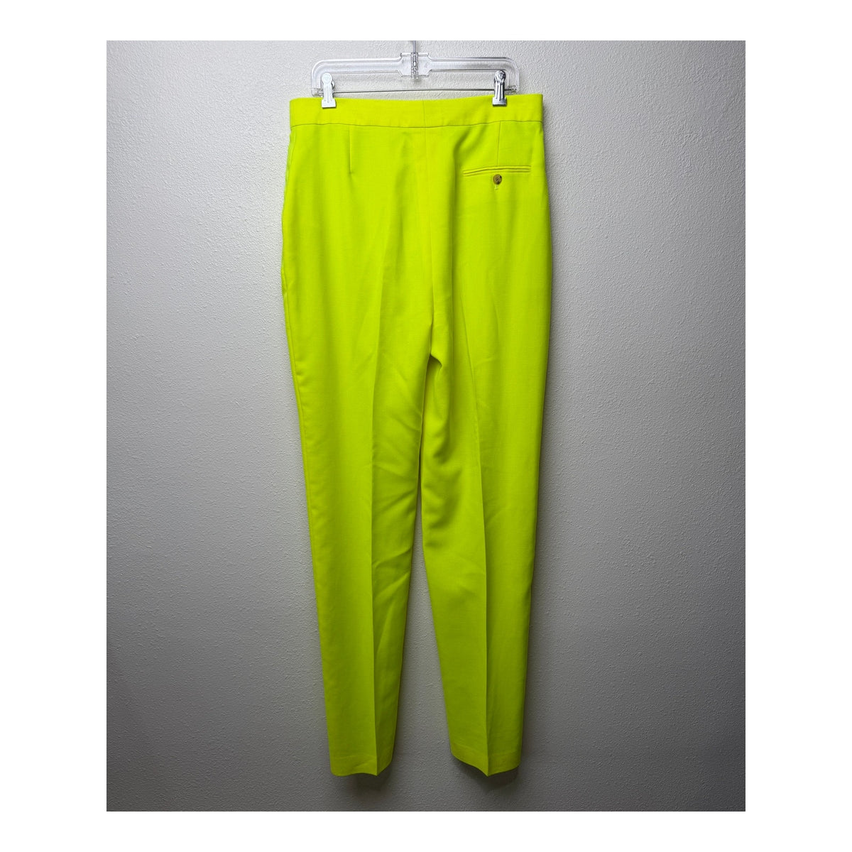 Alexander McQueen Acid Green Neon Suit Blazer & Pants Women's US 14
