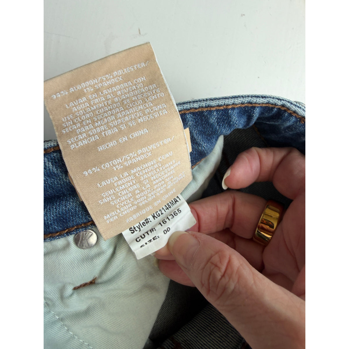 KUT Ryan Fab Ab Wide Leg Jeans Women 00 Medium Wash