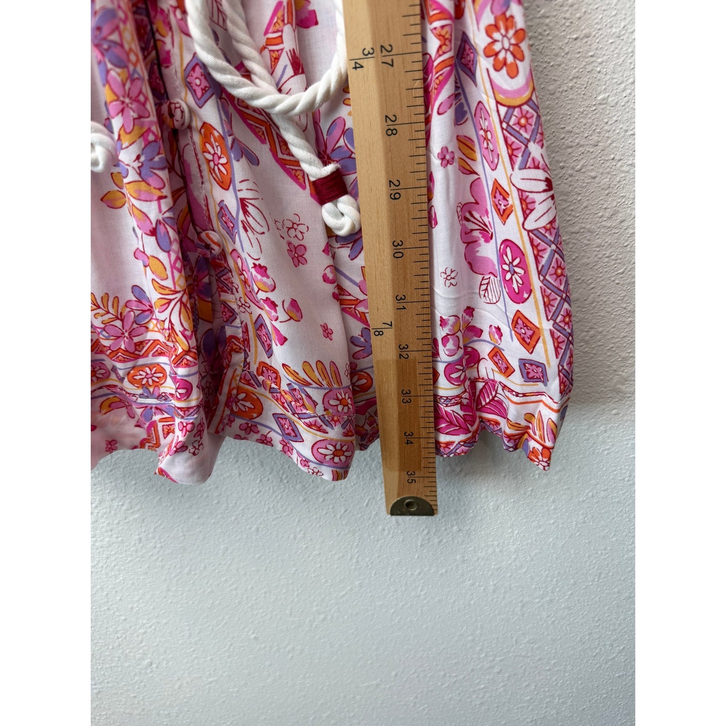 NWT Poupette St Barth Bice Pink Womens Mini Dress S