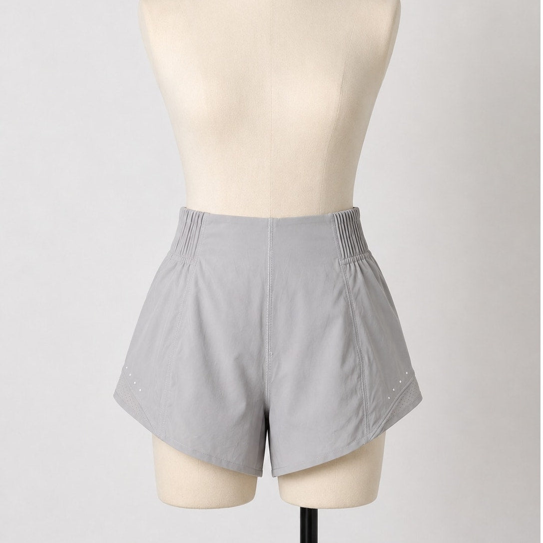 Lululemon Gray Hotty Hot High Rise Lined Shorts Special Edition 2