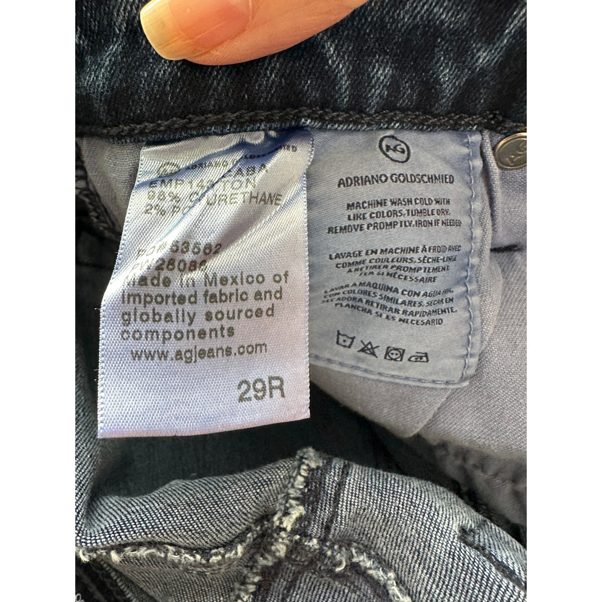 AG Adriano Goldschmied Prima Cigarette Jeans Blue Women’s US 29