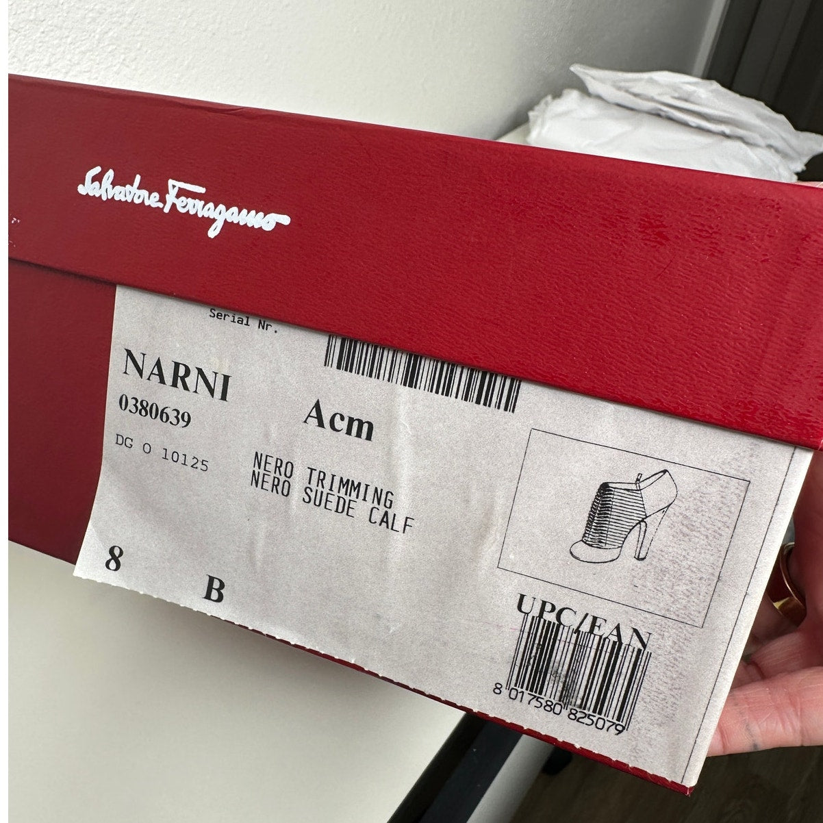 Salvatore Ferragamo Black Suede Narni Stiletto Bootie Side Zip 8