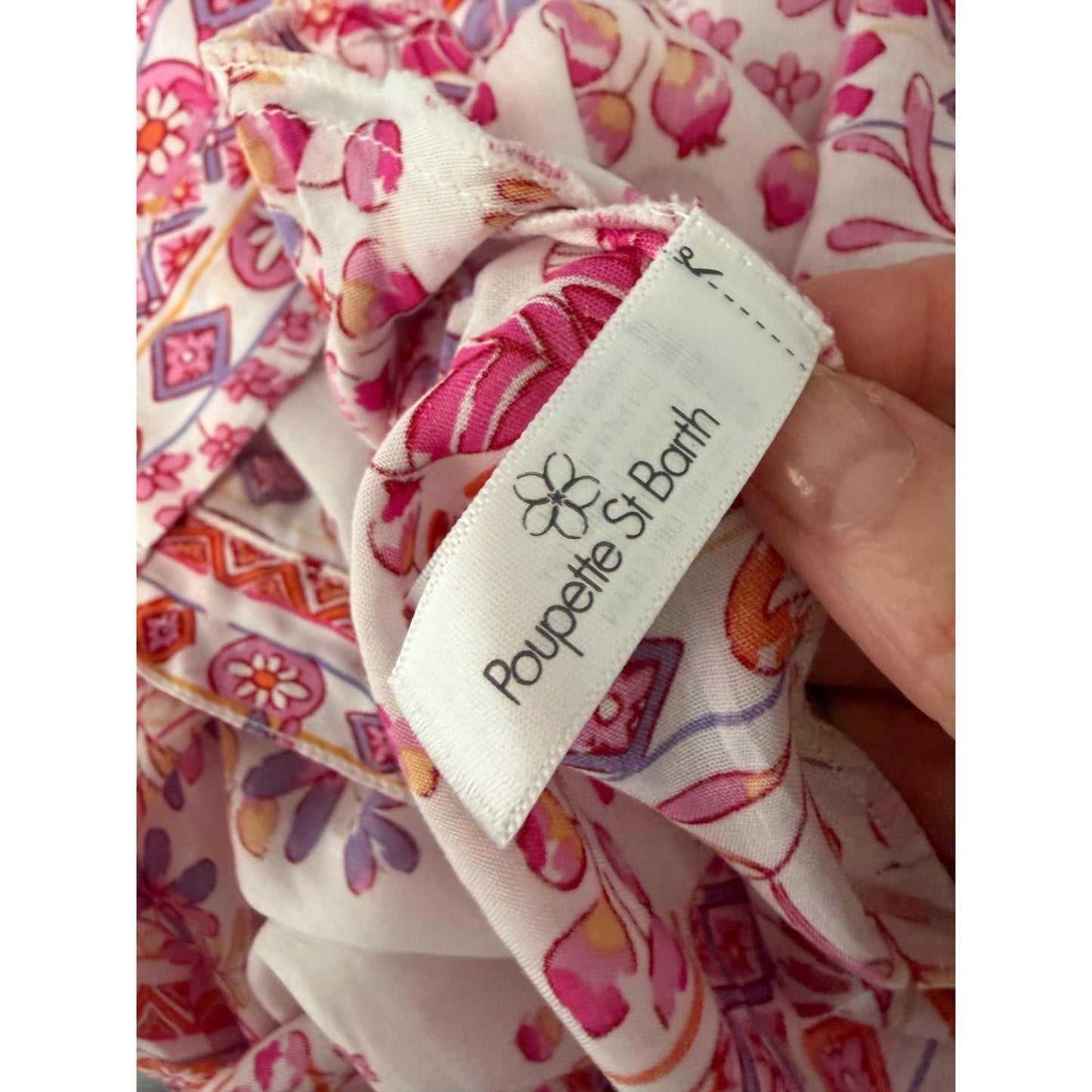 NWT Poupette St Barth Bice Pink Womens Mini Dress S