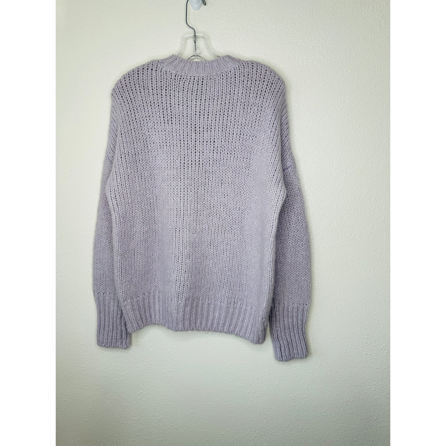 Sanctuary Purple Telluride Pullover Chunky Knit Long Sleeve Sweater S