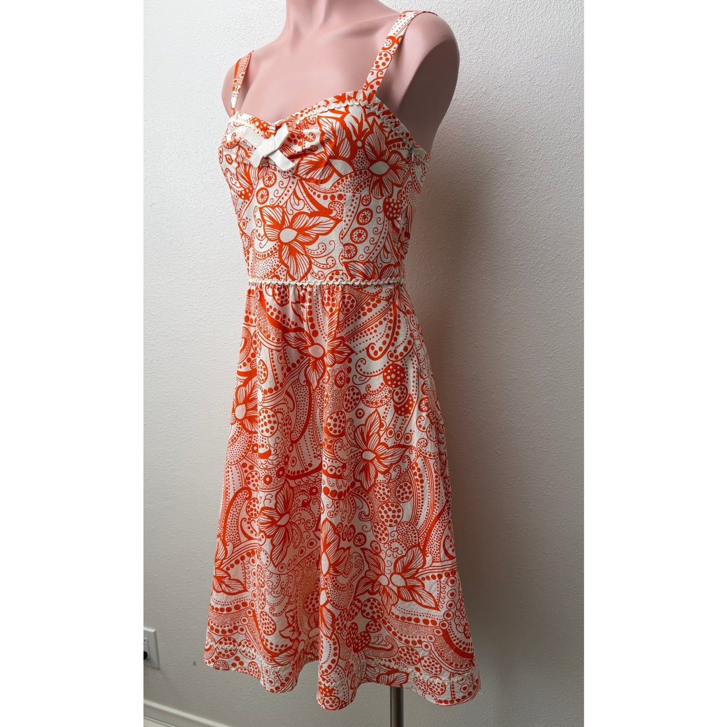 Vintage Y2K Laundry by Shelli Segal Sundress Sweetheart Neck Women Size 10