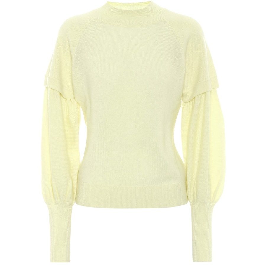 Jonathan Simkhai Black Mackenzie Mock Neck Cashmere Sweater