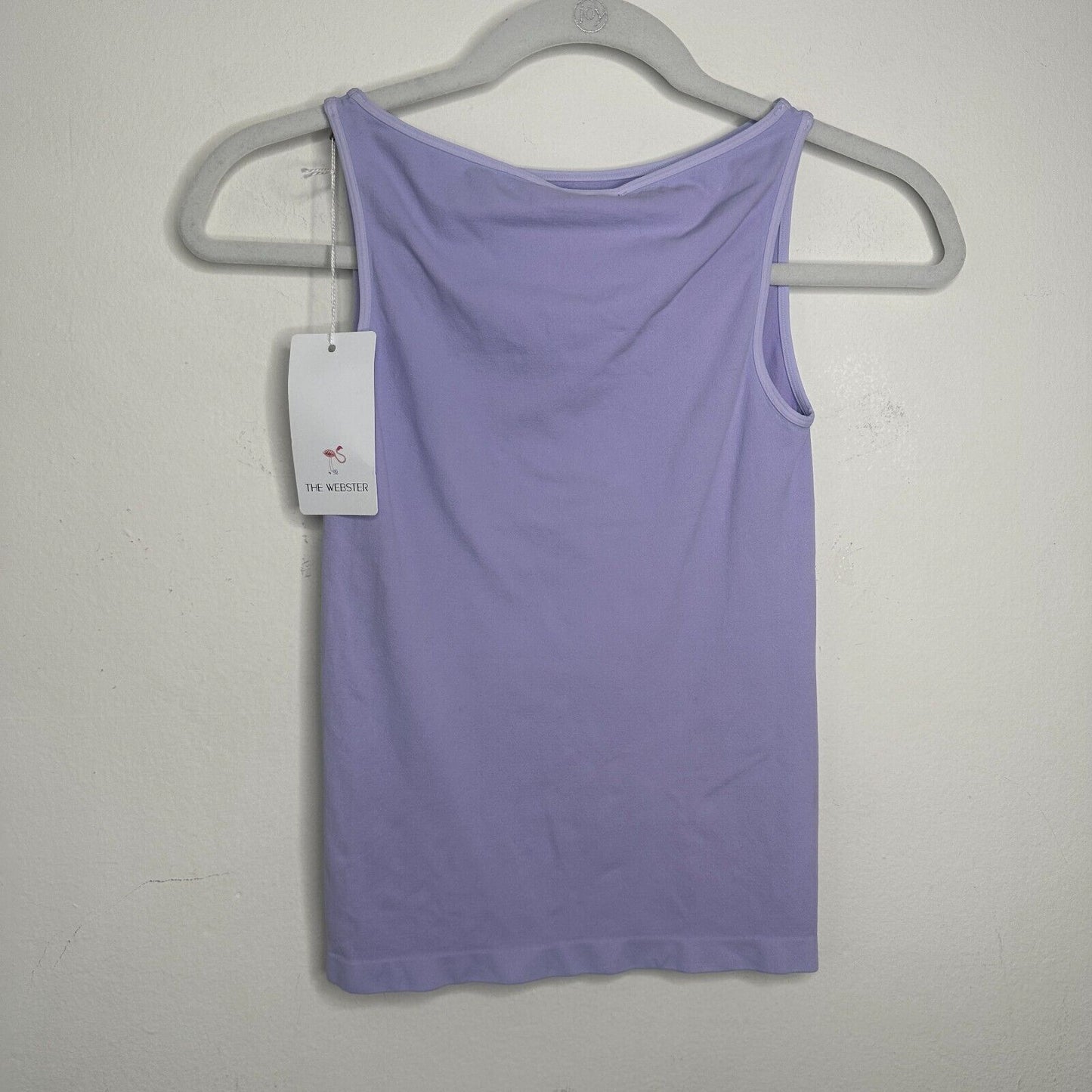 NWT cute Maisie Wilen The Webster Faved Lilac Heart Shape Cutout Boat Neck Top 2