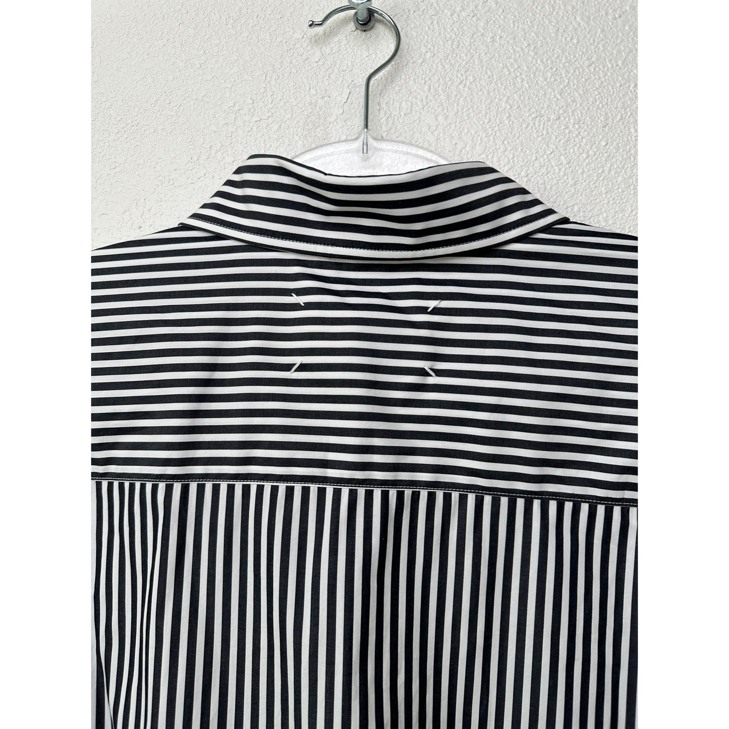 Maison Margiela Line 10 Oversized Striped Shirt Black/White Men’s US S (EU 38)