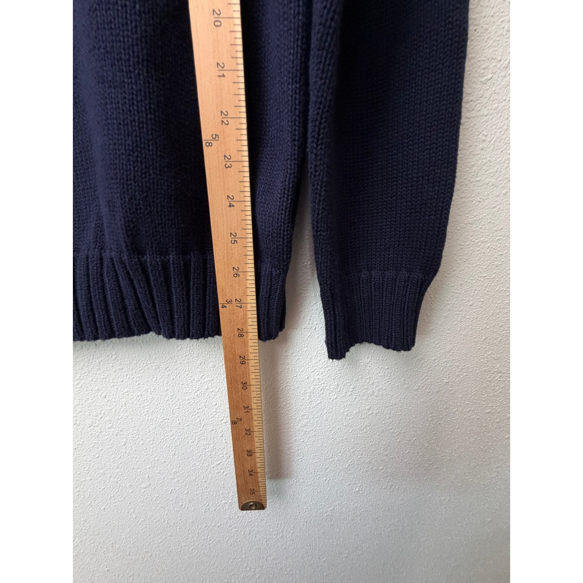 Polo Ralph Lauren Navy Flag Cotton Sweater Men M