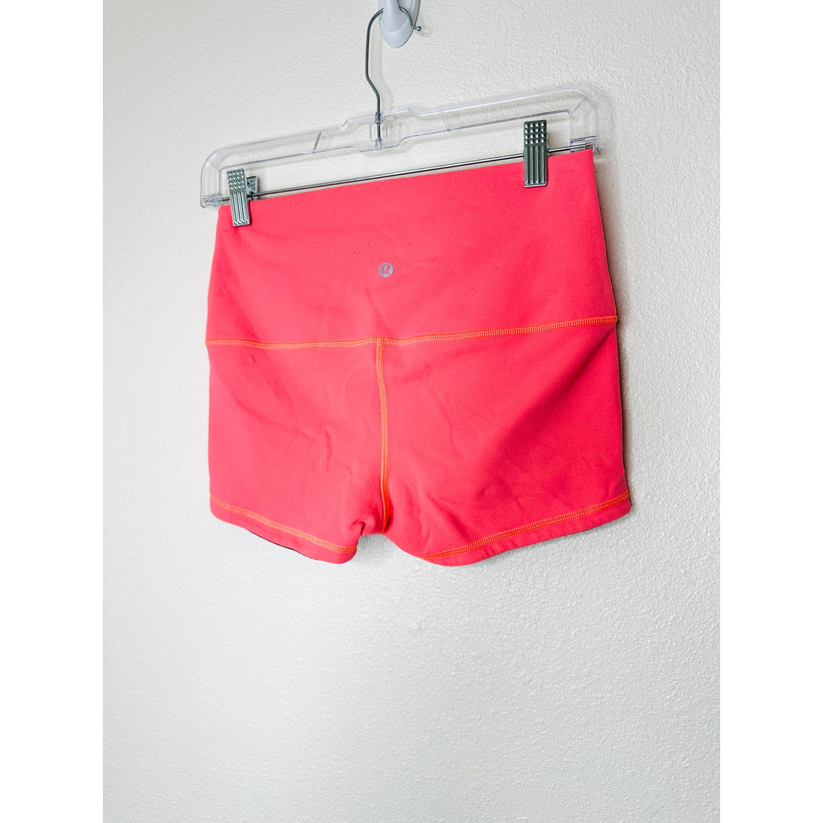 Lululemon Peach Bordeaux Reversible Sweat Wicking Boogie Short Shorts 2